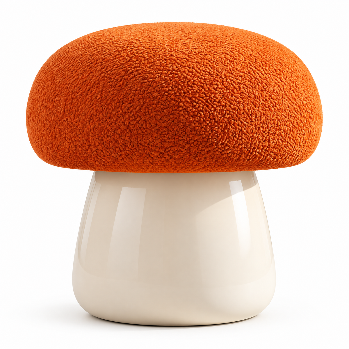 SOLFEK Orange Mushroom Accent Stool — view 5